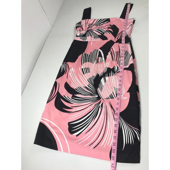 New Elie Tahari Women's Ginny Dress Pink Flower - Picture 14 of 14